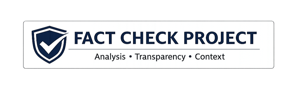 Fact Check Project rectangle logo